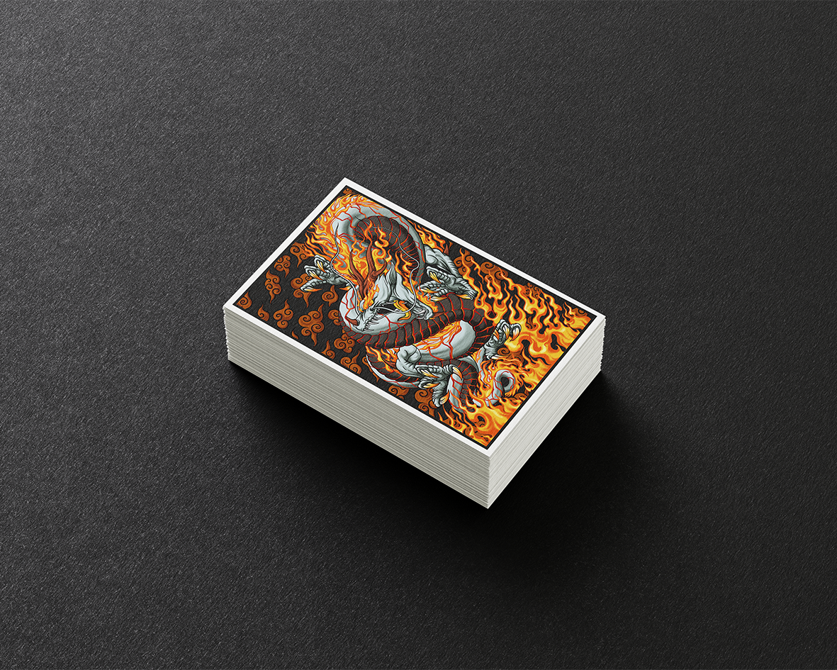 Tenpai Dragon Zhongdora | Sandy Matte Sleeves