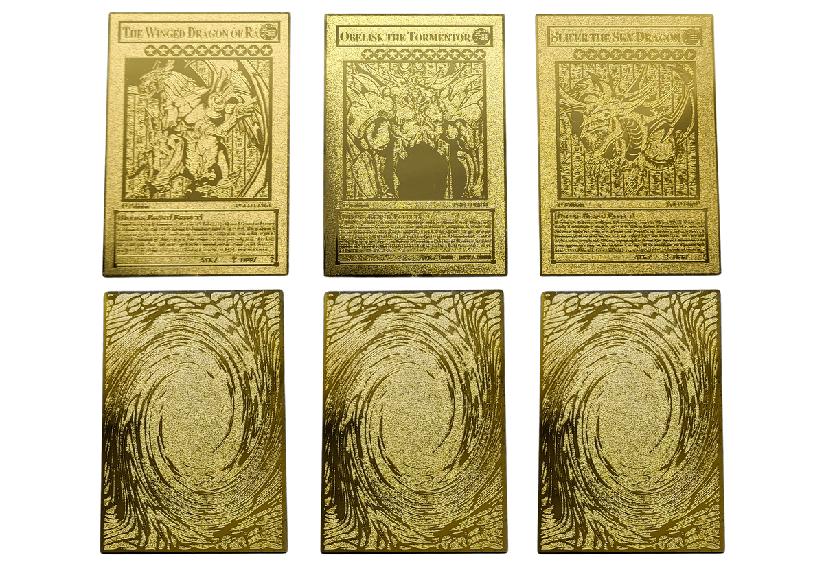 Gold Metal Cards | Gods of the Nile